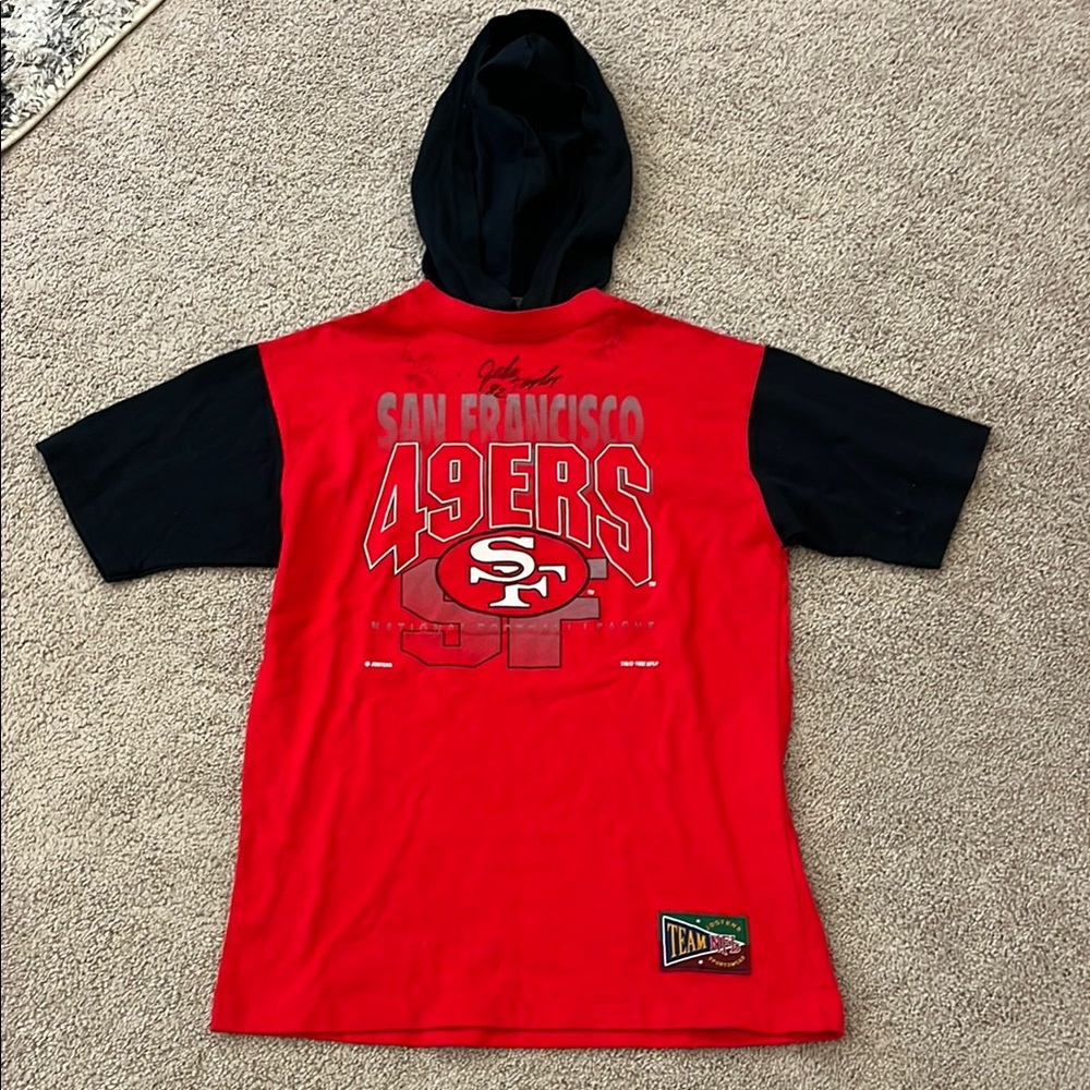 1992 San Francisco 49ers Autograph Shirt Jerry Rice John Taylor and more